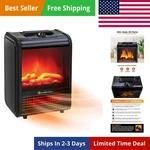 Electric Mini Fireplace Space Heater With Realistic 3D Flame, Stay-cool Body,... New. Price: $67.94.