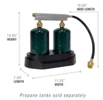 Mr. Heater Dual-tank Hook Up Kit Portable Draws From Both Tanks Evenly New. Price: $59.97.