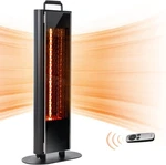 East Oak 1500W Patio Heater Portable ELECTRIC3 Heating Levels UTH22002 - Black Open. Price: $62.13.