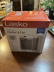 Lasko - Ceramic Bathroom Space Heater With Fan White Open. Price: $20.00.