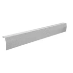 Baseboard Heater Cover Premium Series 6 Ft. Galvanized Steel Easy Slip-on White New. Price: $204.00.
