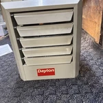 Dayton 3UF76 Electric Wall & Ceiling Unit Heater, Phase, 240/208VAC, 12-1/2 New. Price: $442.00.