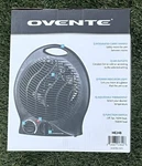 Ovente Portable Electric Fan Heater With Thermostat Control Black New 1500W. Price: $21.50.