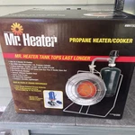 Mr.heater Propane Heater/cooker - #MHS15C Unused In Box Open. Price: $44.95.