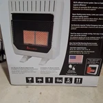 Hearthsense IR16T-B Vent Free Dual Fuel Infrared Heater 20K/18K Btu Wall/floor New. Price: $120.00.