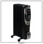 Optimus H6015L 3-SPEED Black Digital 7-FIN Oil Radiator Heater 90 Oscillation Open. Price: $79.99.