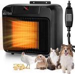 Dog House With Thermostat, Wall-mounted 600W/300W Heater, 6.5FT Anti New. Price: $191.84.