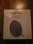 Gray Track Fan Heater HT-K800A Watt 3 Settings New. Price: $29.90.