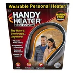 Handy Heater 450-WATT Silver Black Electric Usb Rechargeable Neckband New. Price: $15.95.