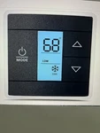 Single Zone Wall Thermostat Cool/heat/furnace Control, Blue Backlight Lcd 3-WIRE. Price: $26.99.