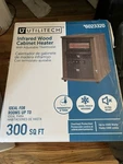 Utilitech Infrared Wood Cabinet Heater 6023320 1500W Digital Thermostat 300SQFT New. Price: $35.00.