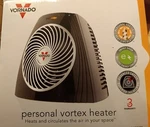 Vornado EVH201 Personal Vortex Heater With Auto Climate Control 750W New. Price: $80.00.