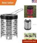 Efficient 1000W Camping Heater - Easy Install Outdoor Radiant Heating Solution New. Price: $41.99.