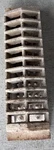 Vintage Dearborn Space Gas Heater Insert Grate / Brick Ceramic Radiant X101928 Used. Price: $20.00.