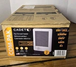 Cadet Com-pak 2000W 240V Fan-forced Wall Heater With Thermostat Open Box. Price: $81.00.