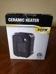 Intertek FH250A-B 500W Ceramic Heater 120V 60HZ New. Price: $15.99.