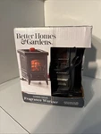 Better Homes & Gardens Flickering Fireplace Black Wax Warmer Aromatherapy New Open. Price: $18.99.