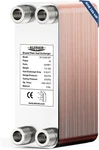 Alorair 40 Plate 3"X8" Brazed Heat Exchanger, 3/4" Mpt PORTS,316L St.steel New. Price: $139.11.