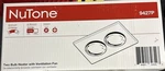 Broan-nutone 9427P Heater And Fan Energy-saving 2-BULB Infrared Box Damaged Open. Price: $99.95.