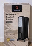 Pelonis HO-0279 1500W Mechanical Oil Filled Radiator Space Heater Black Sealed New. Price: $60.00.