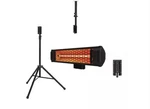 Storm Tradesman 1500W Electric Quartz Space Heater W/tripod, Black New. Price: $100.00.