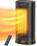 Electric 1500W Space Heater With Thermostat And Remote For Indoor Use Large Room New. Price: $61.01.