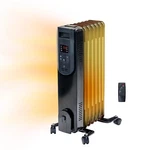 Comfort Zone 1500W Electric Oil Filled Radiator Heater, Automatic Shutoff, Black New. Price: $84.19.