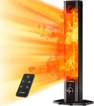 Outdoor Electric Patio Heater, 42IN Infrared With Remote, 9 Level... New. Price: $299.30.