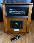Magnavox Infrared Quartz Heater MG-MT0018N10 Oak W/ Remote 1500W Used. Price: $80.00.