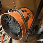 Global Industrial Electric Portable Heater Steel Coil Orange Rotary Knob 653562 Used. Price: $225.00.