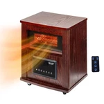 Comfort Zone Wood Cabinet Space Heater With Remote, 16 Inch, Adjustable. Price: $91.98.