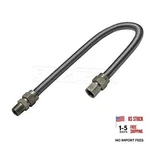 Highcraft Gas Connector With Fittings, 36 Inch 1/2 In. Fip X Mip New. Price: $27.26.