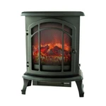 Xbrand Black Freestanding Portable High/low Heat Wired Fire Stove CA-HT9737ME-1 Open. Price: $127.49.