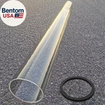 Patio Heater Glass Tube Replacement, 49.5" Tall 4" Diameter, New. Price: $74.14.
