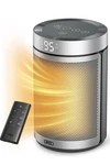 Dreo 120 Volts 1500 Watts Ptc Fan Heater Model Atom 316 Silver New. Price: $29.00.