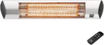 1500W Carbon Infrared Outdoor Electric Heater With Remote - Wall/ceiling Mount New. Price: $208.99.