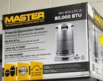 Master Industrial MH-80V-LPC-A 80,000 Btu Variable Output Convection Heater New. Price: $149.00.