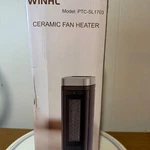Winhl Ceramic Fan Heater PTC-SL1703, 1500W + 120V ,60HZ New. Price: $20.00.