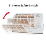 Optimus H-2210 Portable Fan Forced Radiant Heater With Thermostat New. Price: $49.48.