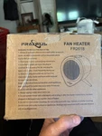 Fraxinus Fan Heater - FR2618 Open. Price: $20.00.