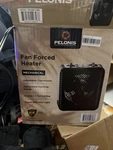 Pelonis PSH08F1ABB 1500W Portable Heater - Black With Adjustable Thermostat Open. Price: $17.99.