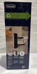 Delonghi Ceramic Digital Tower Heater: 1500W Oscillating Fan, White Open. Price: $50.00.