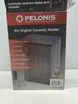 Pelonis Tabletop Digital Ceramic Heater With Thermostat & Remote Control, Black Open. Price: $27.99.