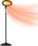 Retractable Electric Quartz Heater With Protection System Waterproof Outdoor/ind New. Price: $242.92.