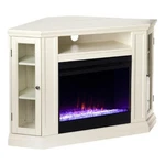 Sei Furniture Claremont Color Changing Electric Fireplace Ivory New. Price: $836.07.