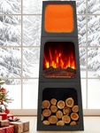 47" Electric Fireplace Heater With 3D Flame & Safety Overheat Protection New. Price: $499.99.