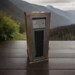 Lifesmart HT1216 1500W Tower Heater - Brown Used. Price: $30.00.