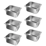 Wantjoin 1/2 Half Size Steam Table Pans, 6-PACK Inch Deep Restaurant ... New. Price: $71.00.