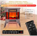 New Realsmart Rc Electric Fireplace Heater 22" Stove Infrared 3D. Price: $89.95.