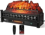 Turbro Eternal Flame 26 In. Wifi Infrared Quartz Electric Fireplace Log Heater New. Price: $264.36.